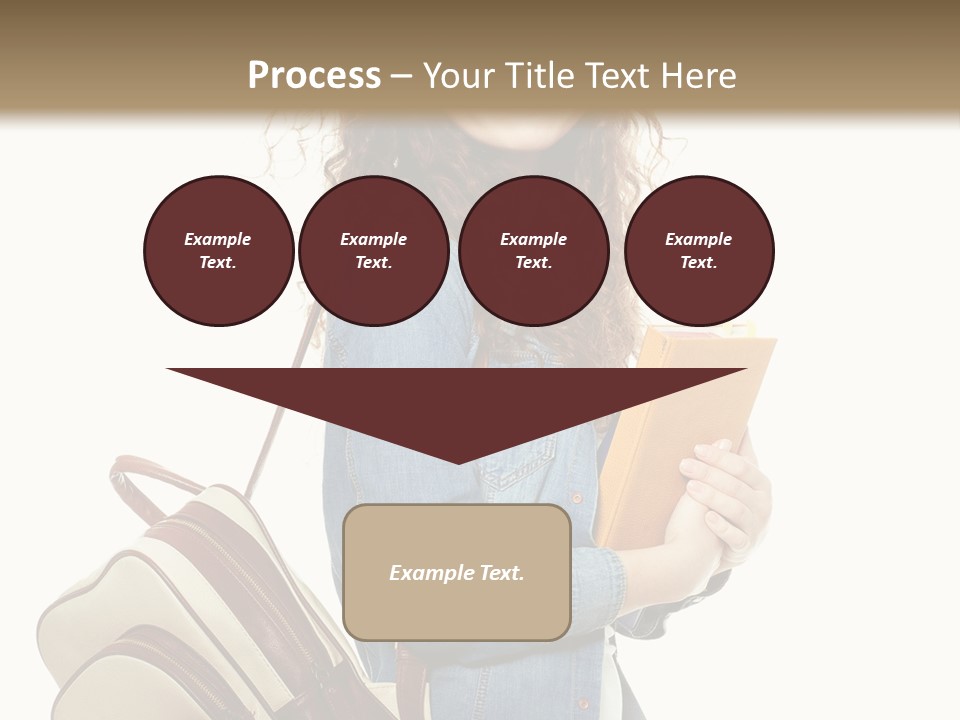 Portrait Exercise Caucasian PowerPoint Template