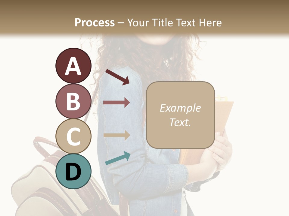 Portrait Exercise Caucasian PowerPoint Template