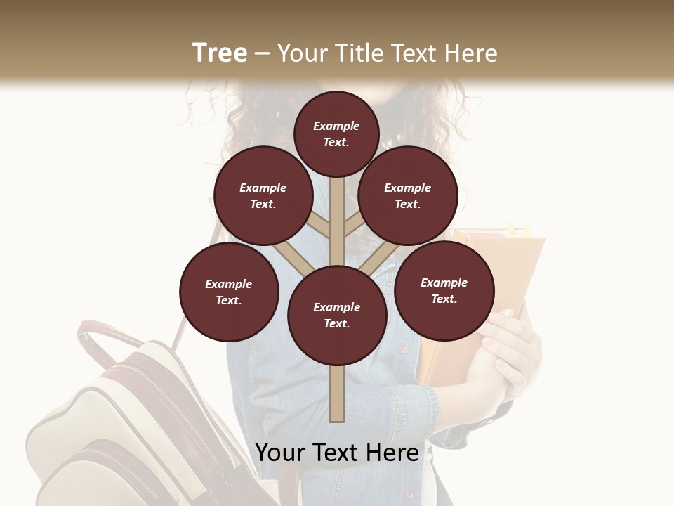 Portrait Exercise Caucasian PowerPoint Template