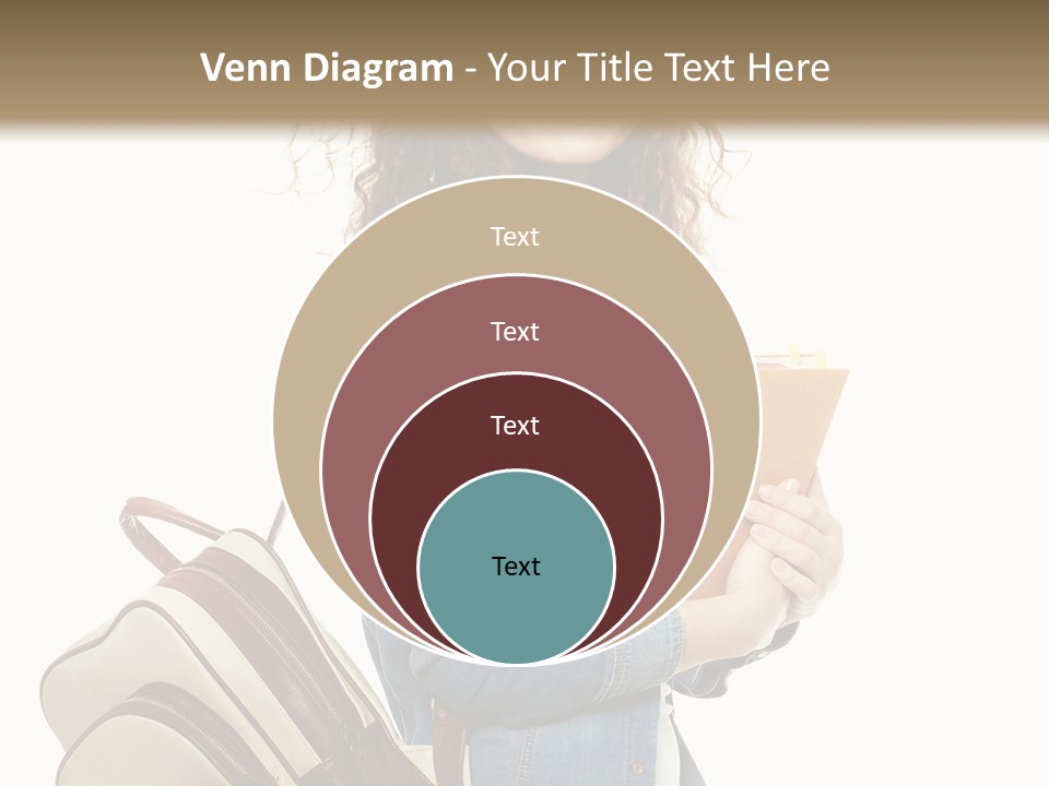 Portrait Exercise Caucasian PowerPoint Template