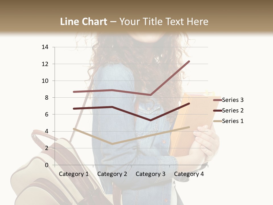 Portrait Exercise Caucasian PowerPoint Template