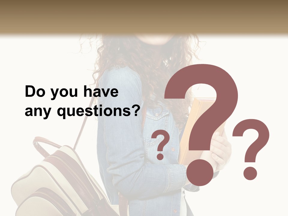 Portrait Exercise Caucasian PowerPoint Template