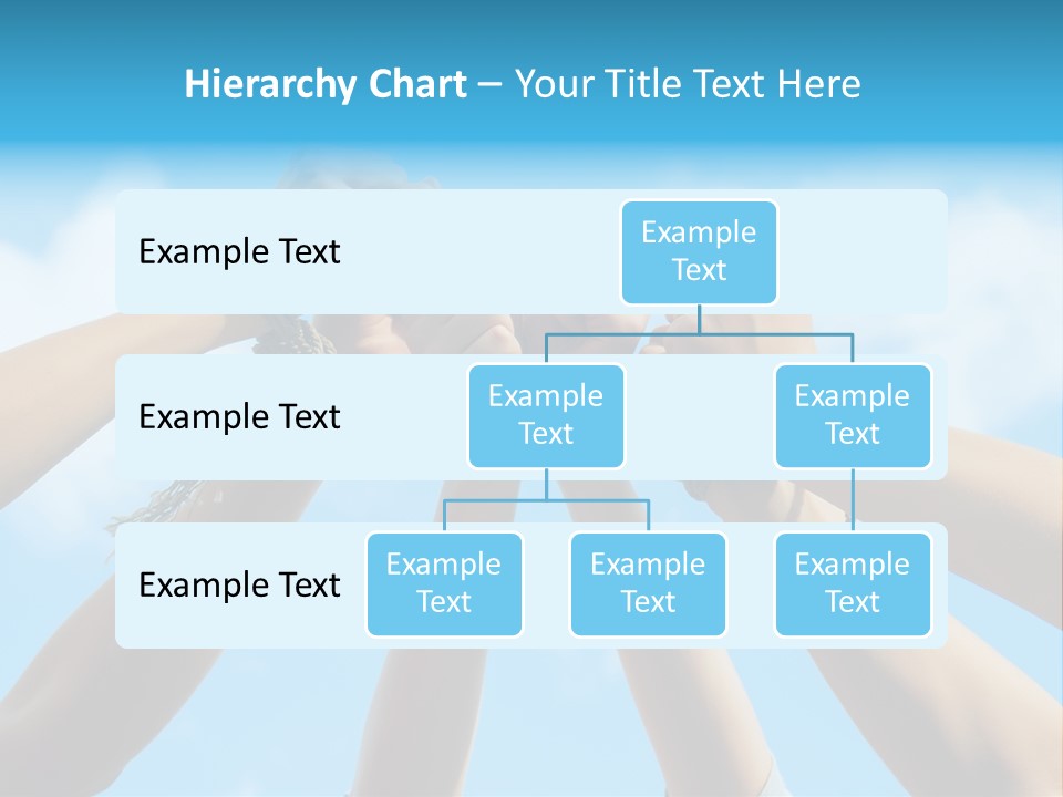 Three Tied Up Sky PowerPoint Template