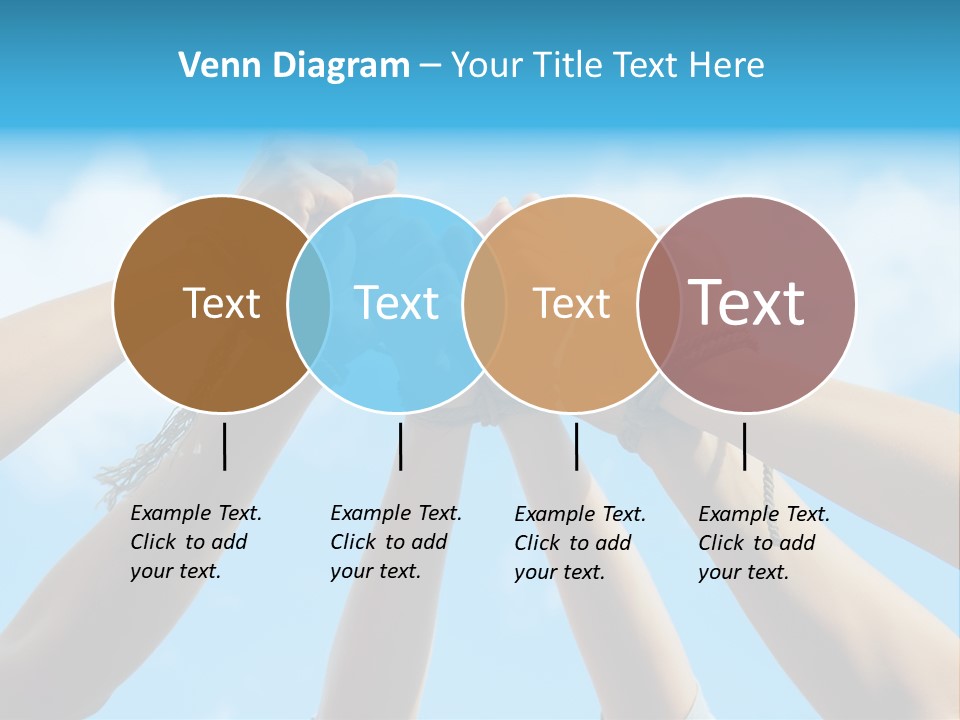 Three Tied Up Sky PowerPoint Template