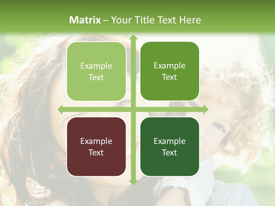 Spring Happy Female PowerPoint Template