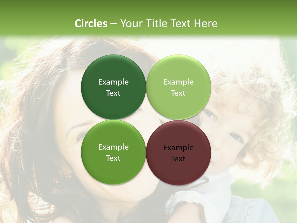 Spring Happy Female PowerPoint Template