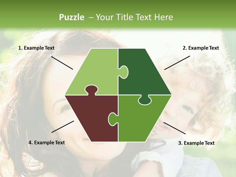 Spring Happy Female PowerPoint Template