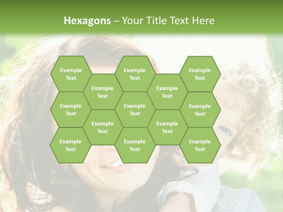 Spring Happy Female PowerPoint Template