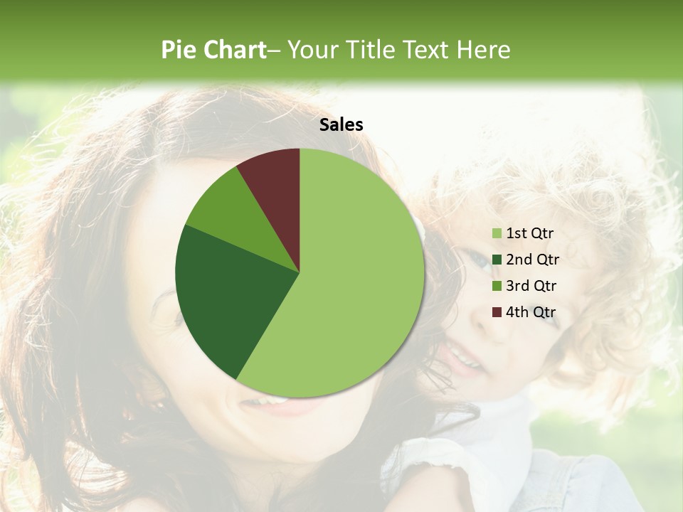 Spring Happy Female PowerPoint Template