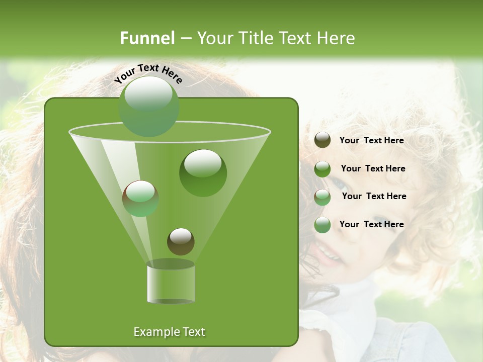 Spring Happy Female PowerPoint Template