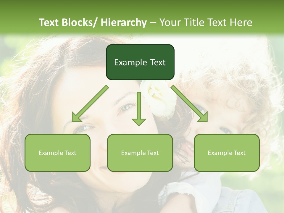 Spring Happy Female PowerPoint Template