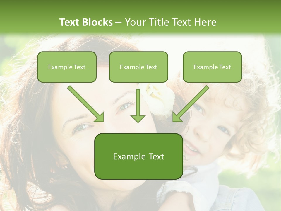 Spring Happy Female PowerPoint Template