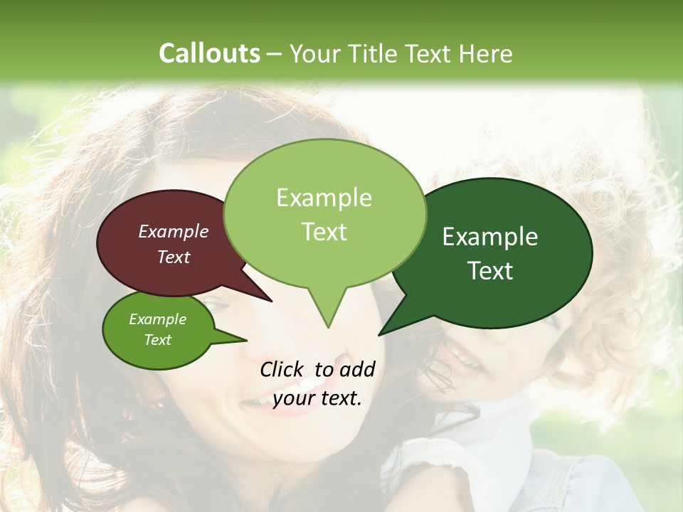 Spring Happy Female PowerPoint Template