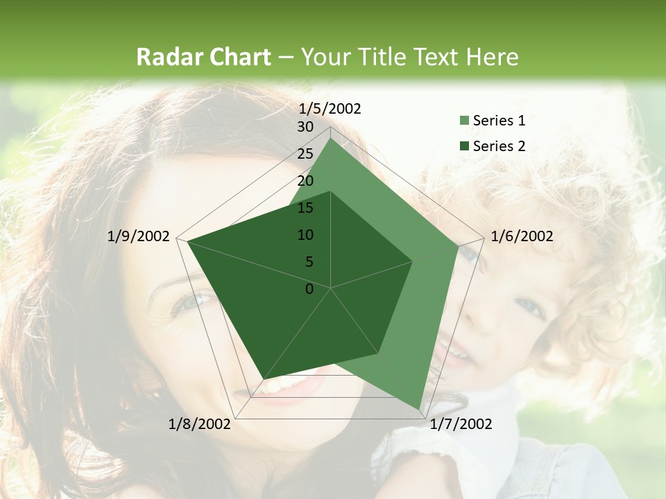 Spring Happy Female PowerPoint Template