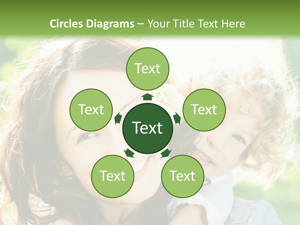 Spring Happy Female PowerPoint Template