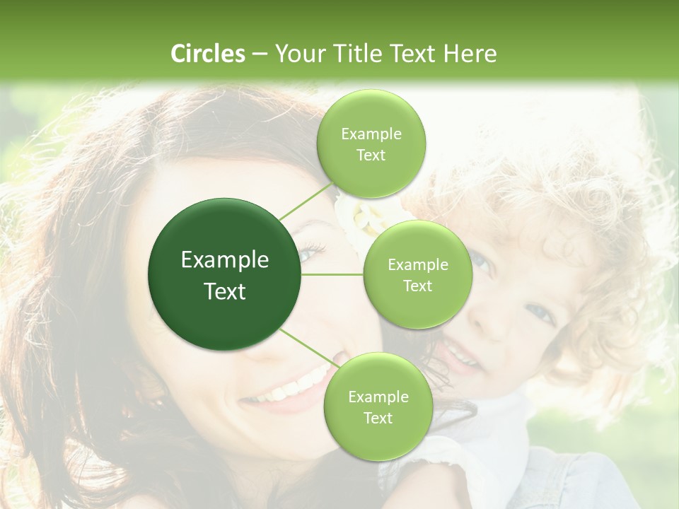 Spring Happy Female PowerPoint Template