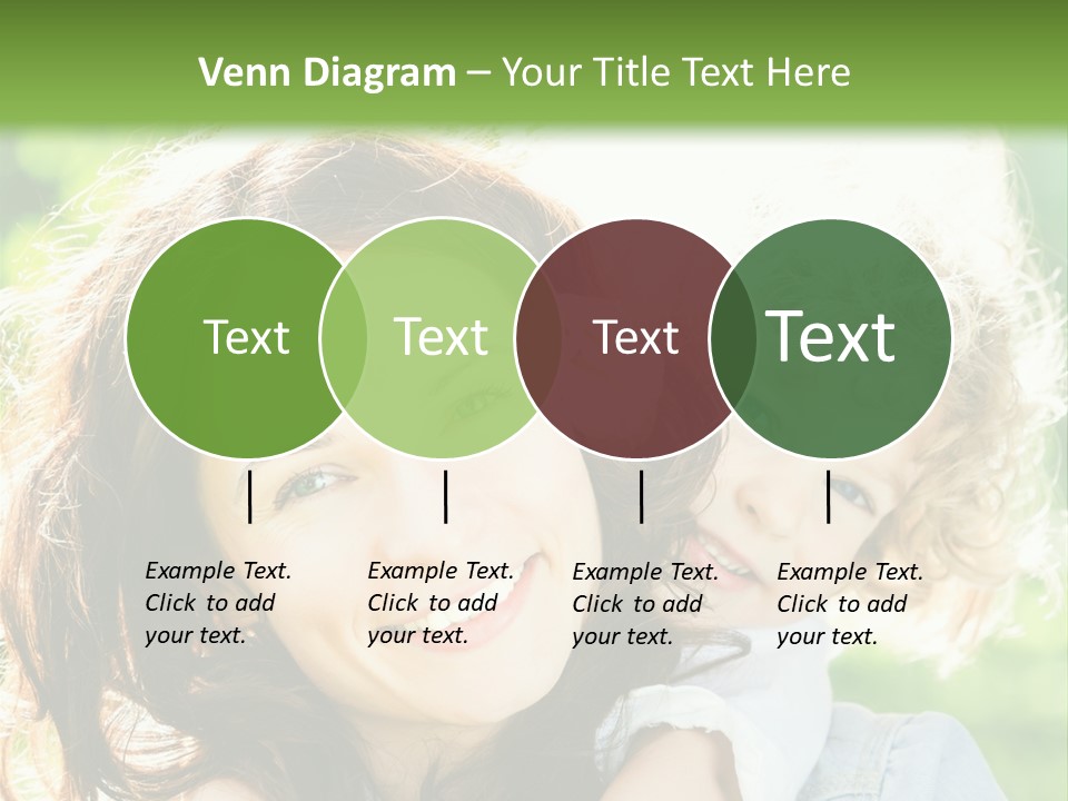 Spring Happy Female PowerPoint Template