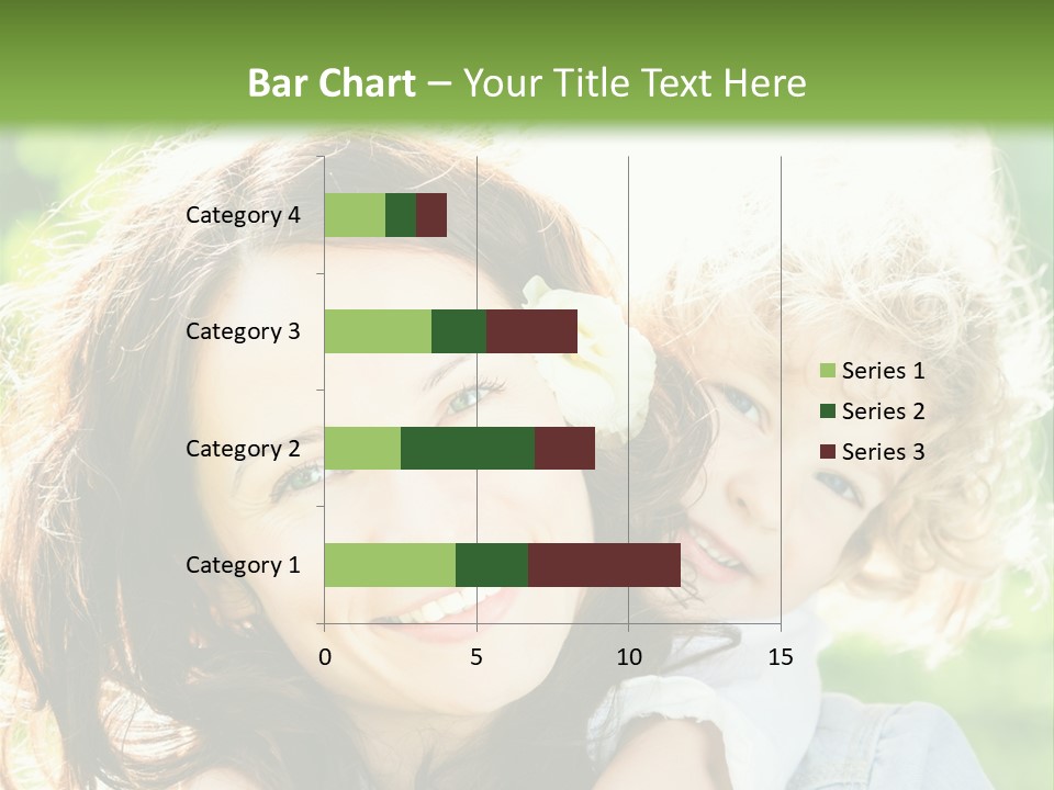 Spring Happy Female PowerPoint Template