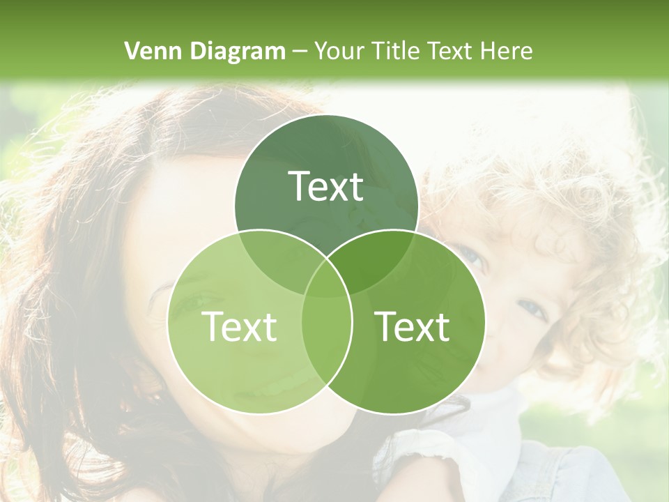 Spring Happy Female PowerPoint Template