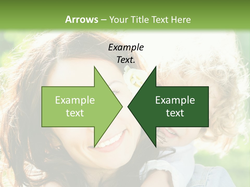 Spring Happy Female PowerPoint Template