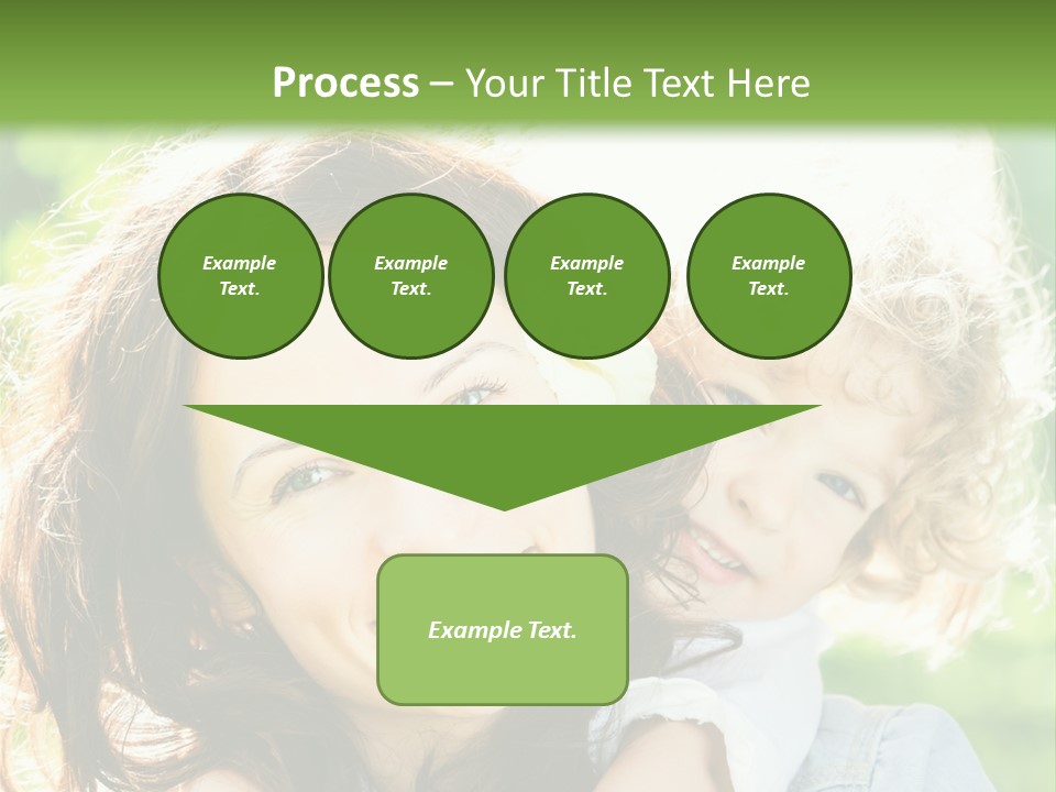 Spring Happy Female PowerPoint Template