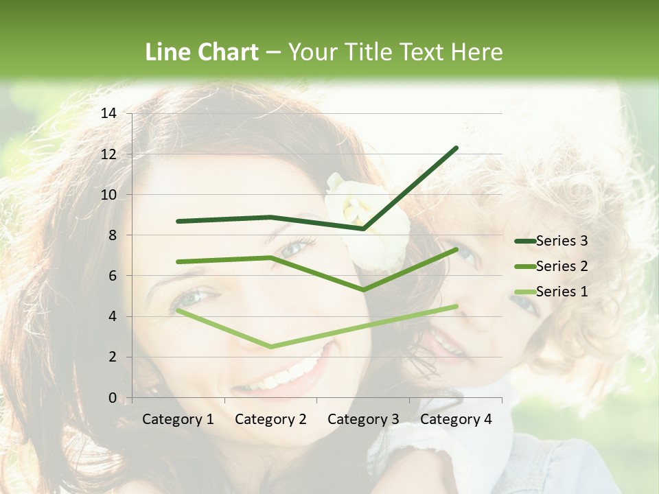 Spring Happy Female PowerPoint Template