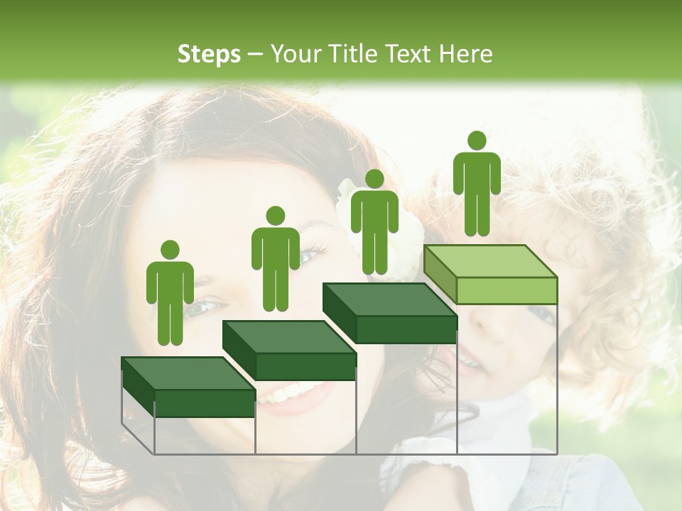 Spring Happy Female PowerPoint Template