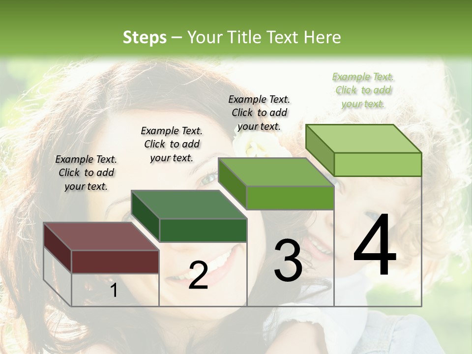 Spring Happy Female PowerPoint Template