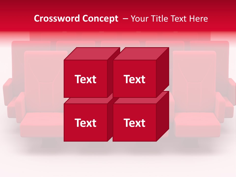 Red Conference Movie PowerPoint Template