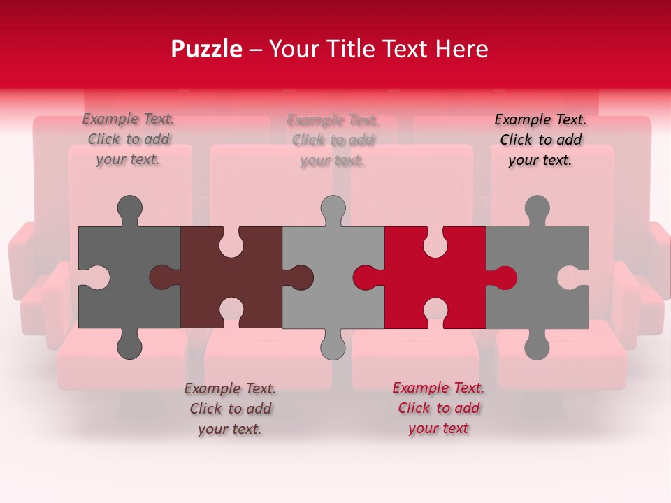 Red Conference Movie PowerPoint Template