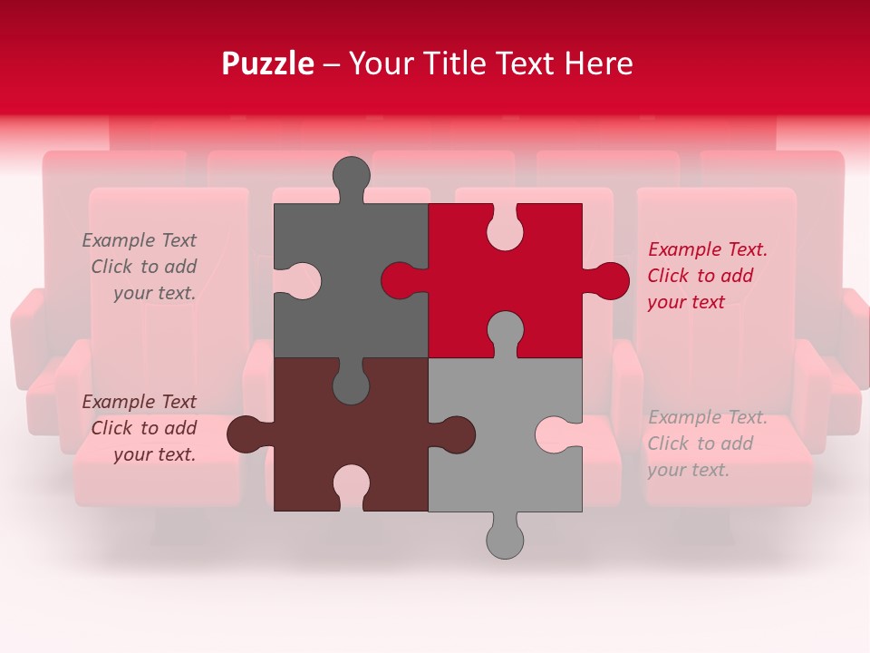 Red Conference Movie PowerPoint Template