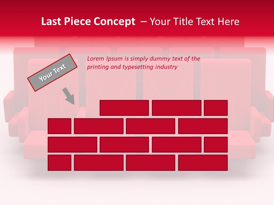 Red Conference Movie PowerPoint Template
