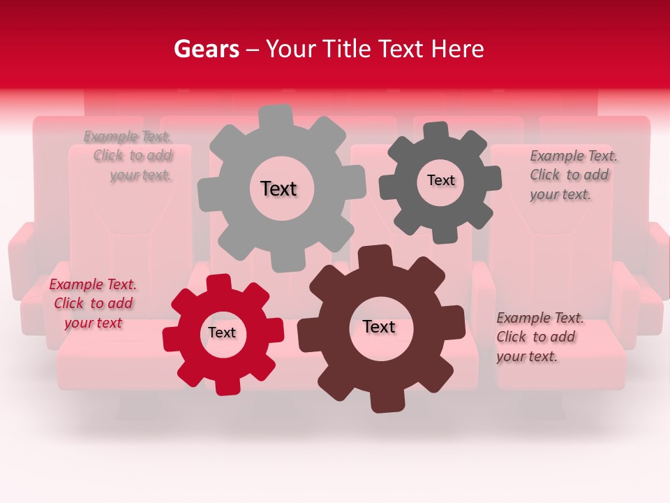 Red Conference Movie PowerPoint Template