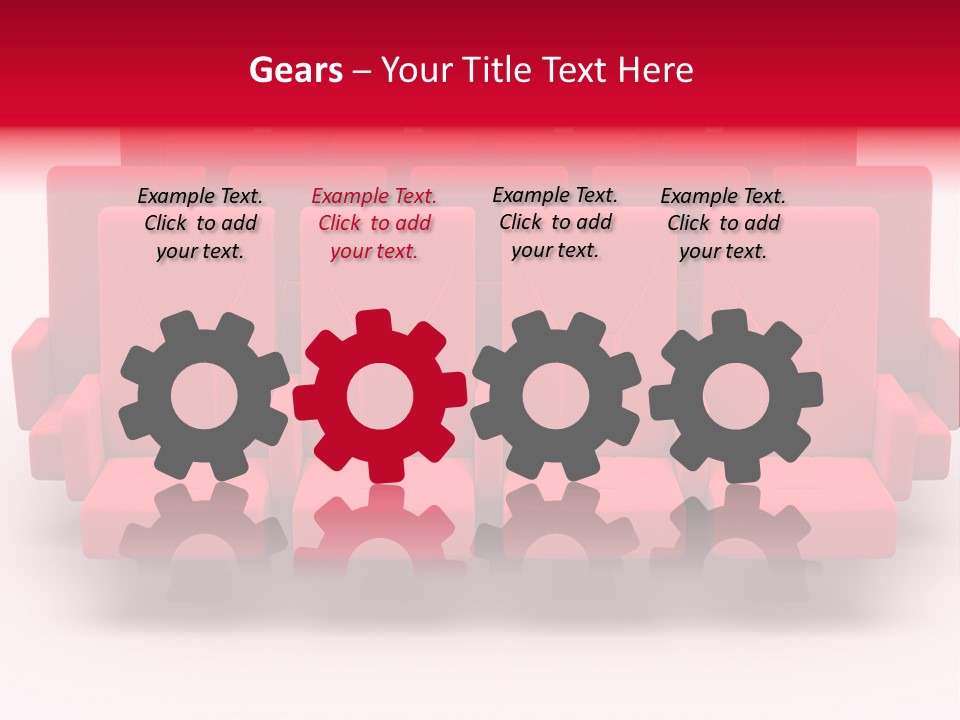 Red Conference Movie PowerPoint Template