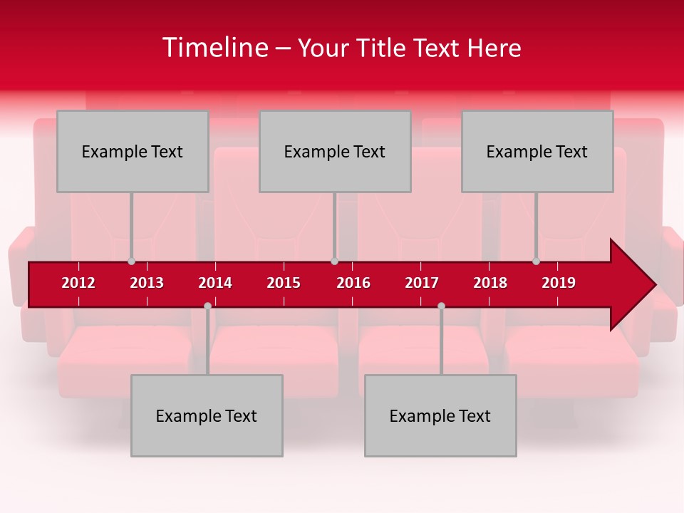 Red Conference Movie PowerPoint Template