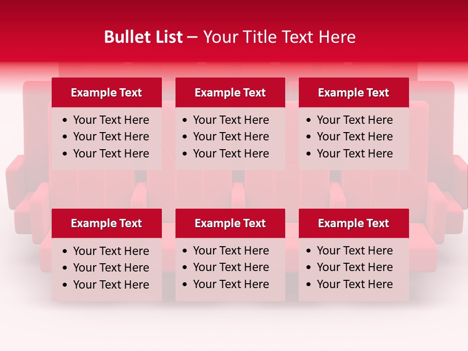 Red Conference Movie PowerPoint Template