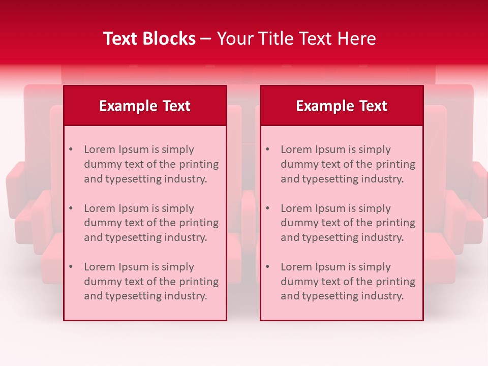 Red Conference Movie PowerPoint Template