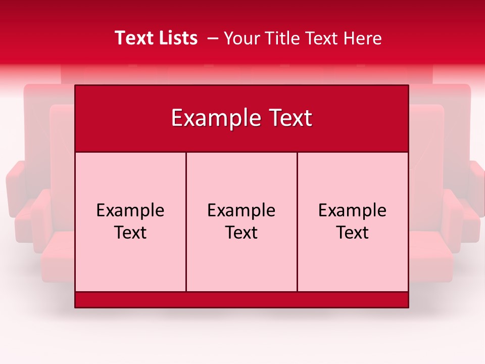 Red Conference Movie PowerPoint Template