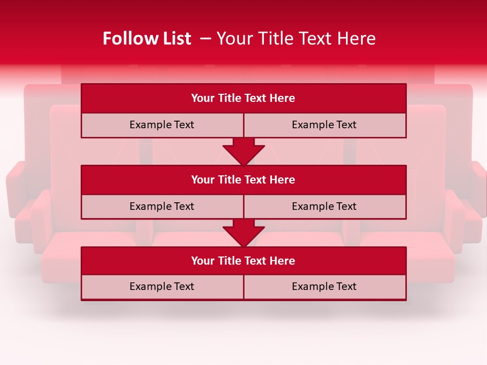 Red Conference Movie PowerPoint Template