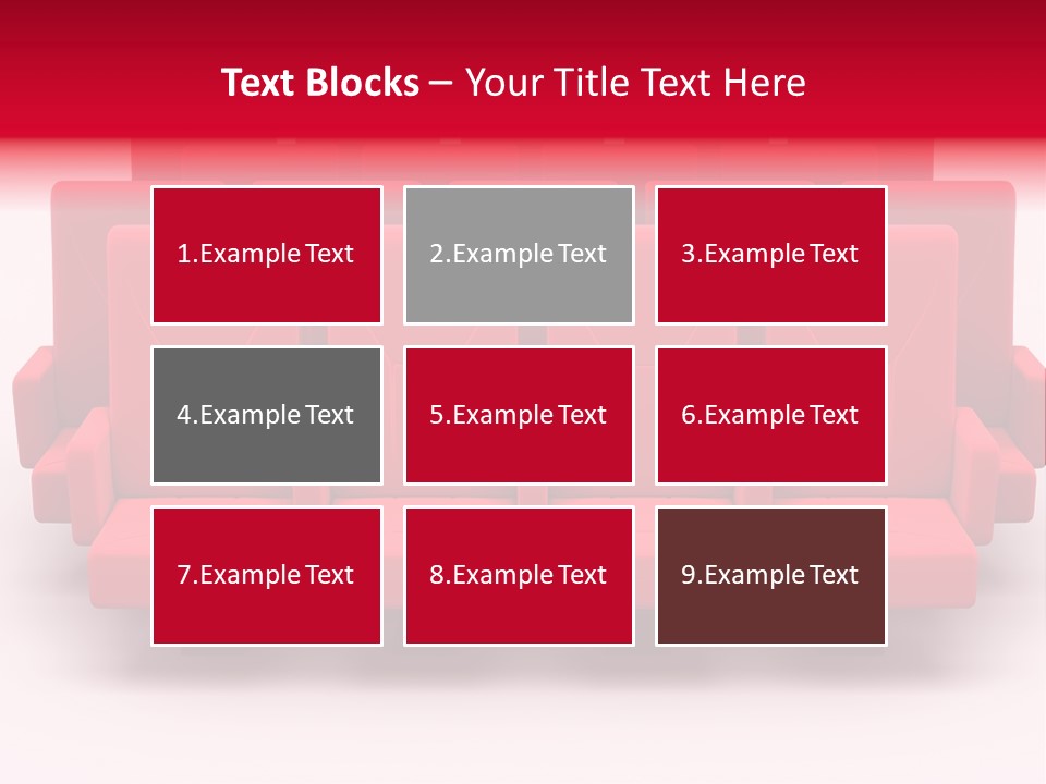 Red Conference Movie PowerPoint Template