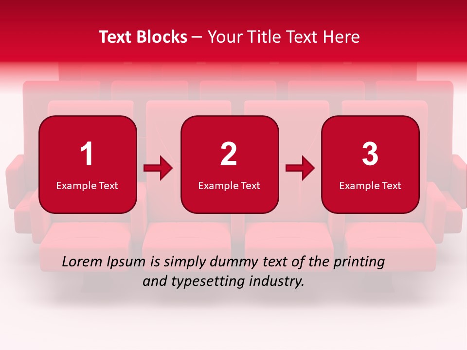 Red Conference Movie PowerPoint Template