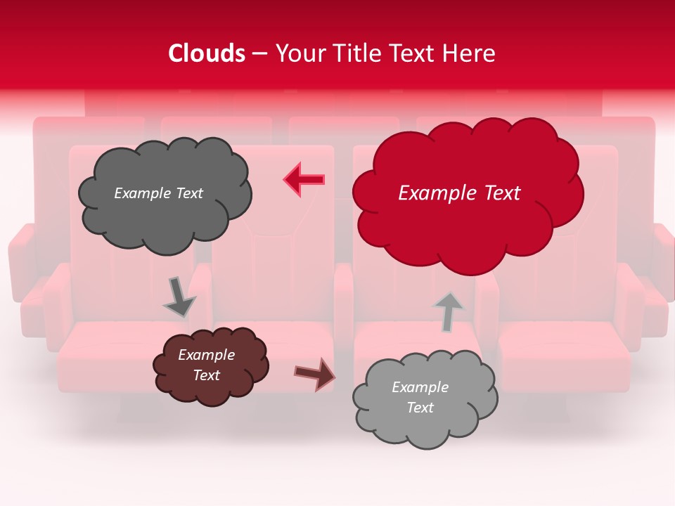 Red Conference Movie PowerPoint Template