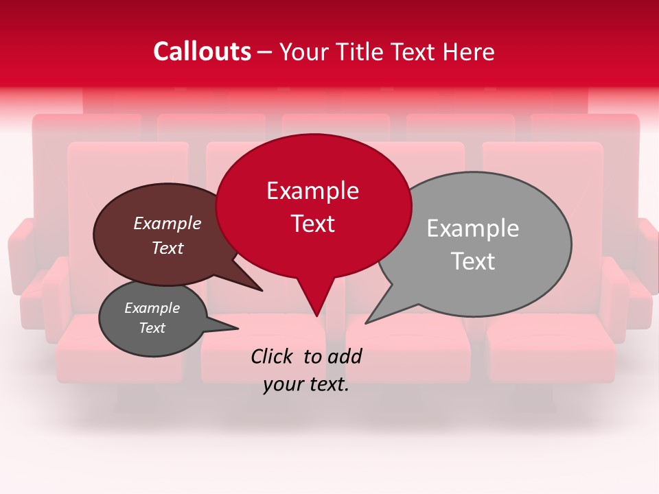 Red Conference Movie PowerPoint Template