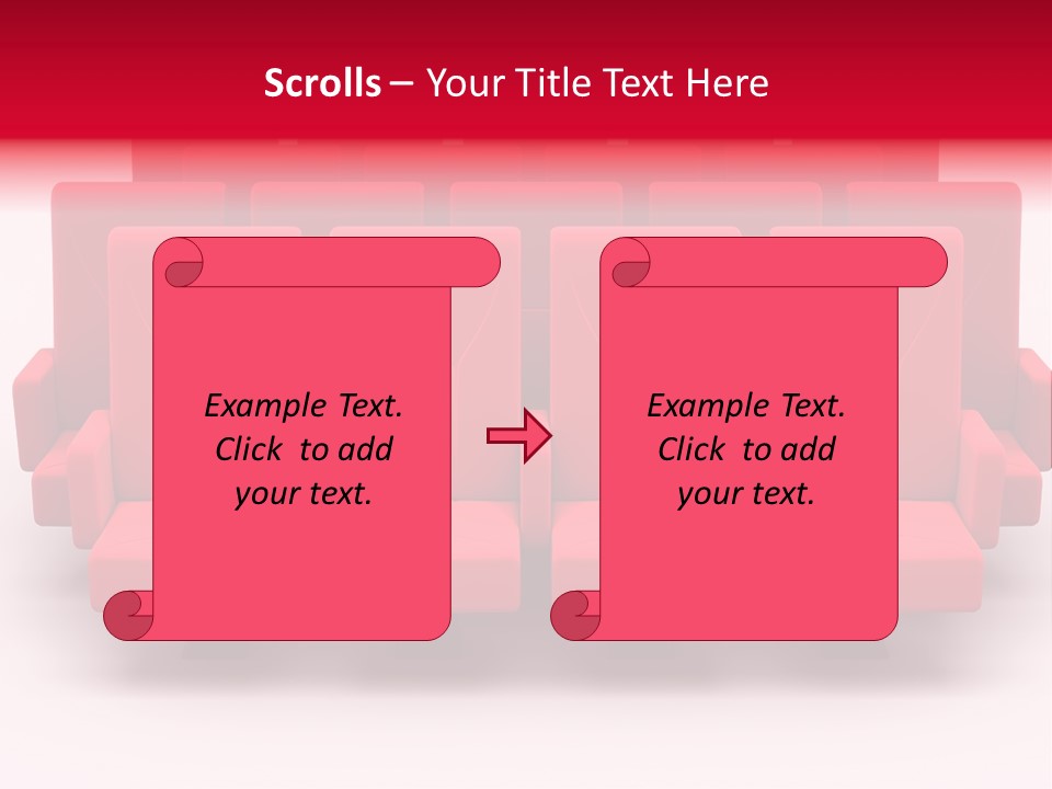 Red Conference Movie PowerPoint Template