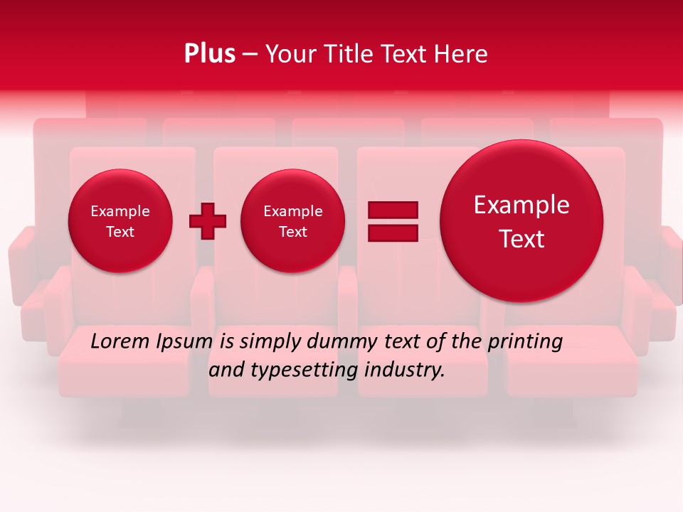Red Conference Movie PowerPoint Template