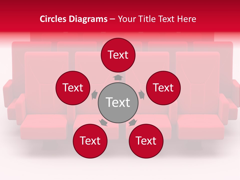 Red Conference Movie PowerPoint Template