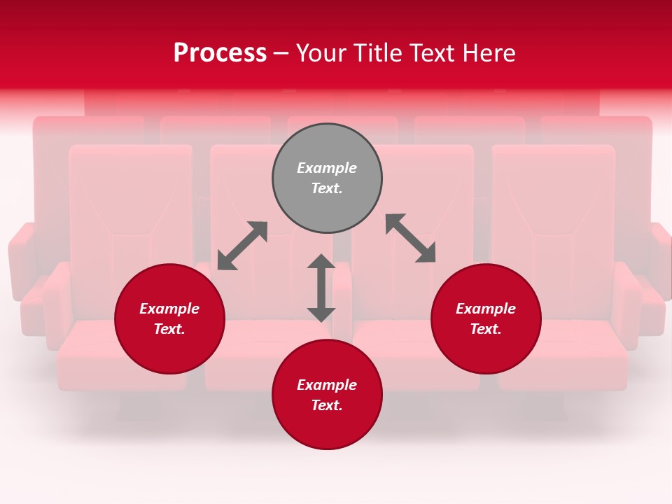 Red Conference Movie PowerPoint Template