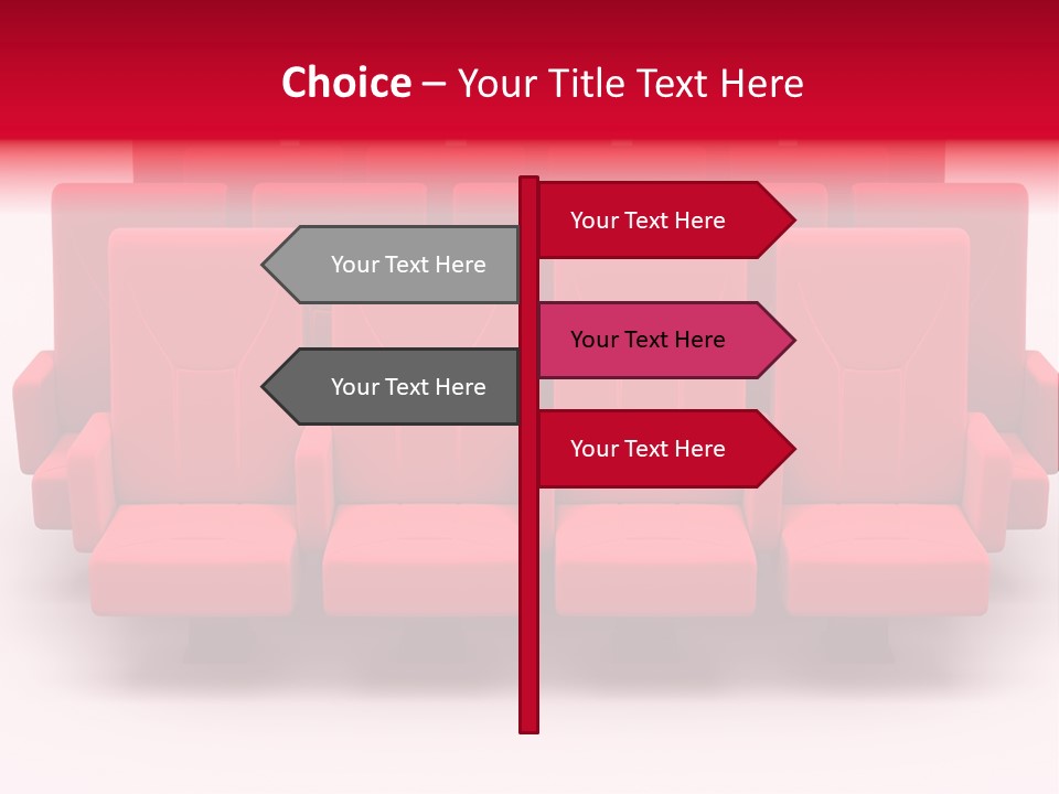 Red Conference Movie PowerPoint Template