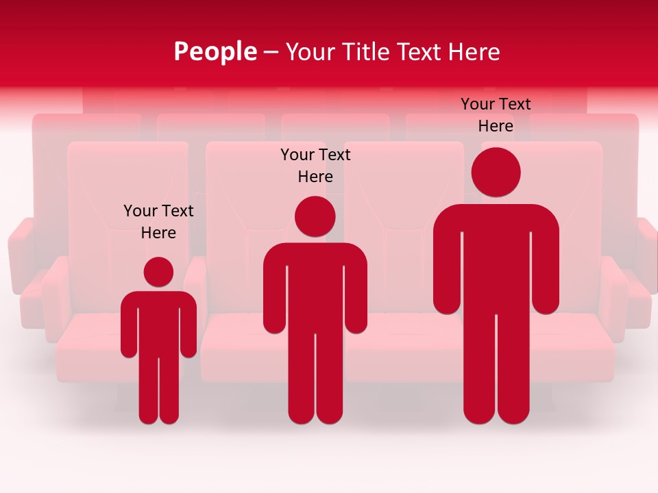 Red Conference Movie PowerPoint Template