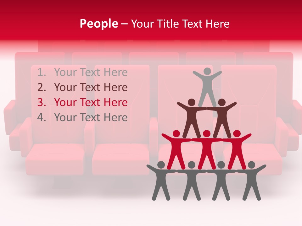 Red Conference Movie PowerPoint Template